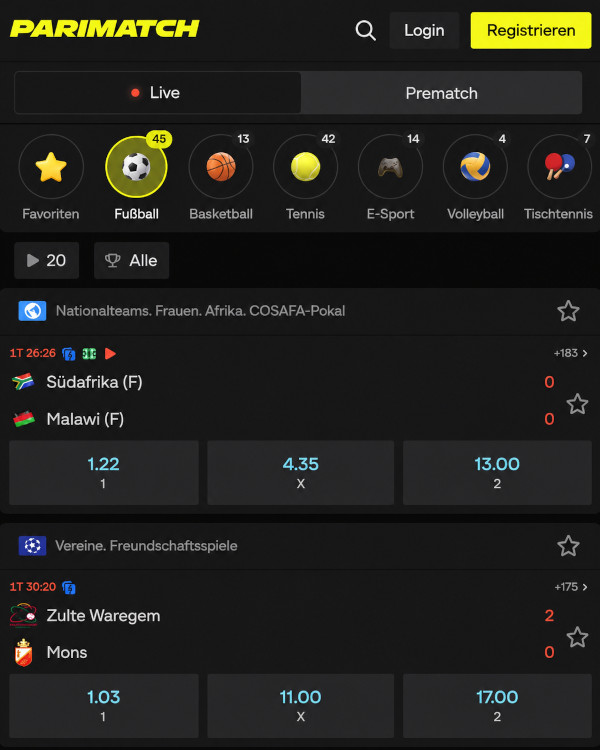 Sportwetten und Quoten prüfen