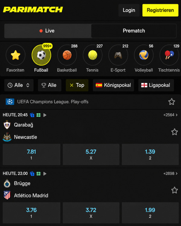 Sportwetten und Quoten prüfen